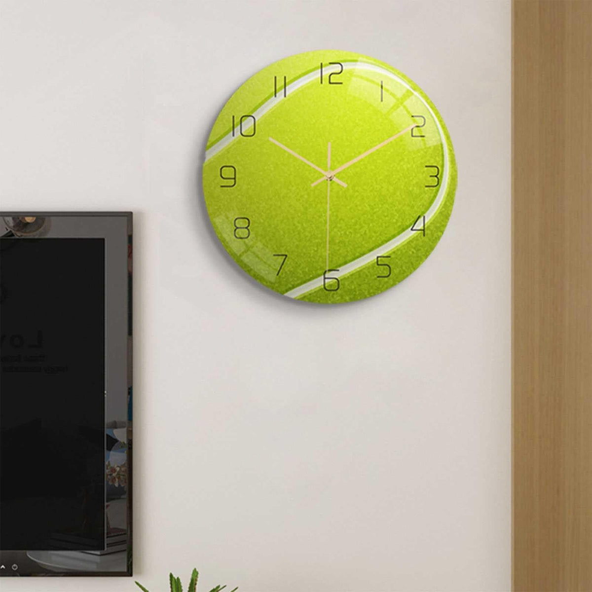Horloge Murale Balle Tennis