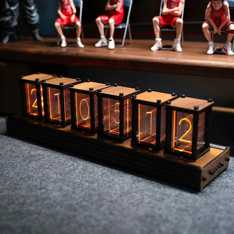 Horloge À Poser Dates Tubes LED