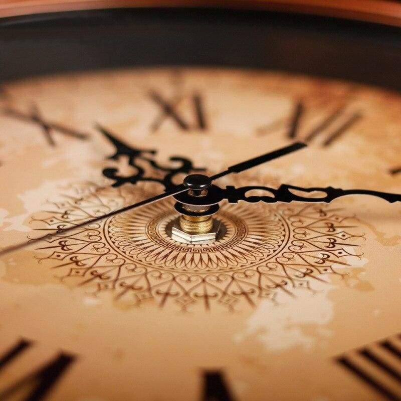 Horloge Murale Chiffres Romains Vintage
