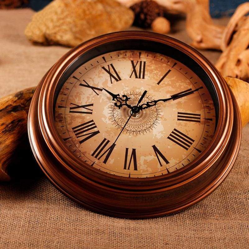 Horloge Murale Chiffres Romains Vintage