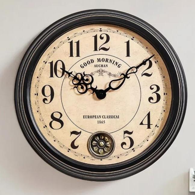 Horloge Murale Classique Européenne