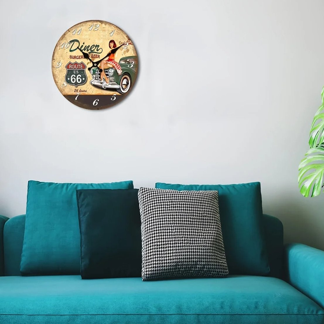 Horloge Murale Route 66