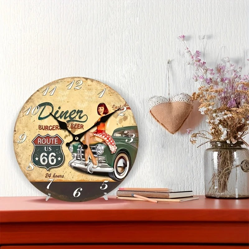 Horloge Murale Route 66