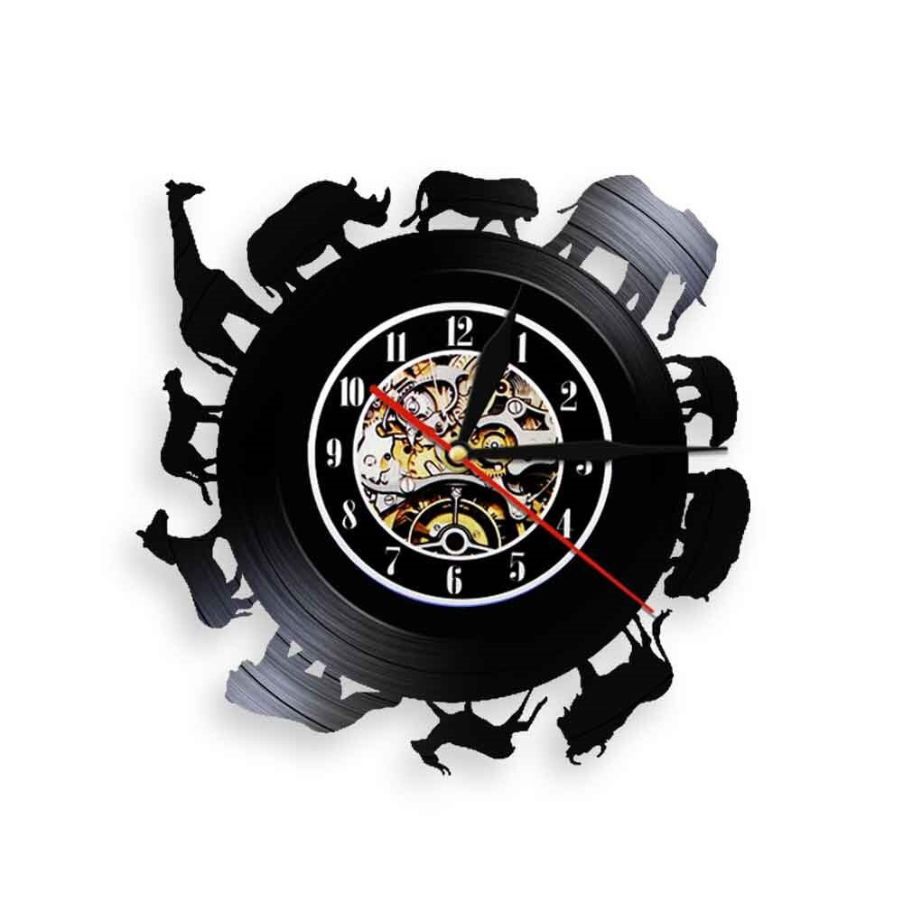 Horloge Murale Safari Africain