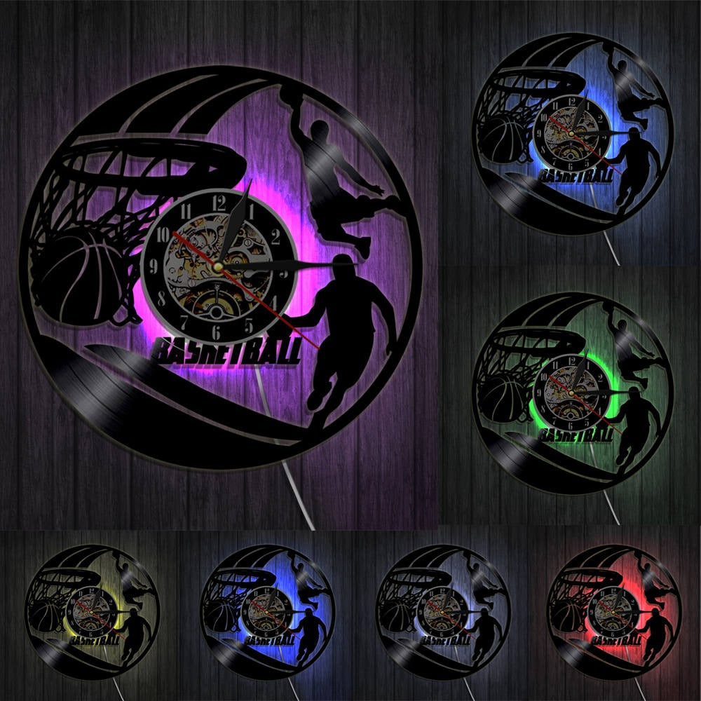 Horloge Murale Sport Basketball