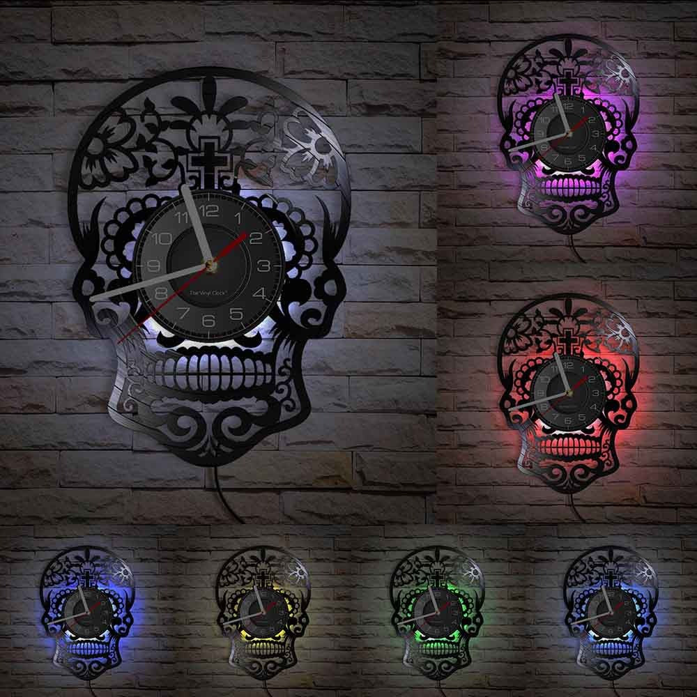 Horloge Murale Tête Mexicaine