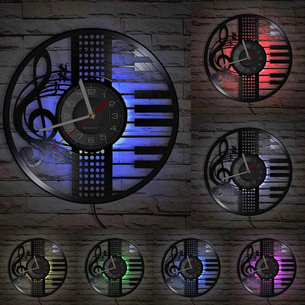 Horloge Murale Clavier Musical