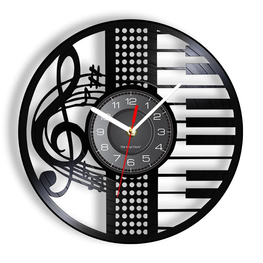Horloge Murale Clavier Musique