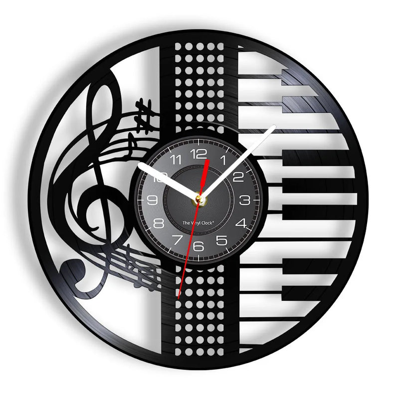 Horloge Murale Clavier Musique
