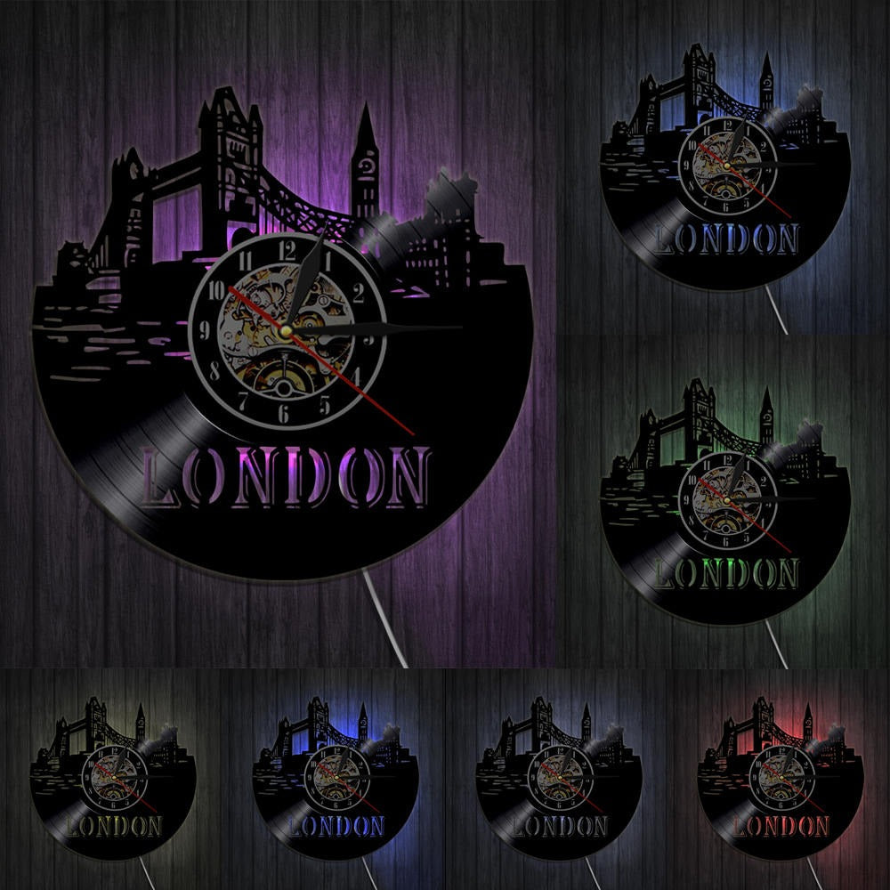 Horloge Murale Londres Vinyle