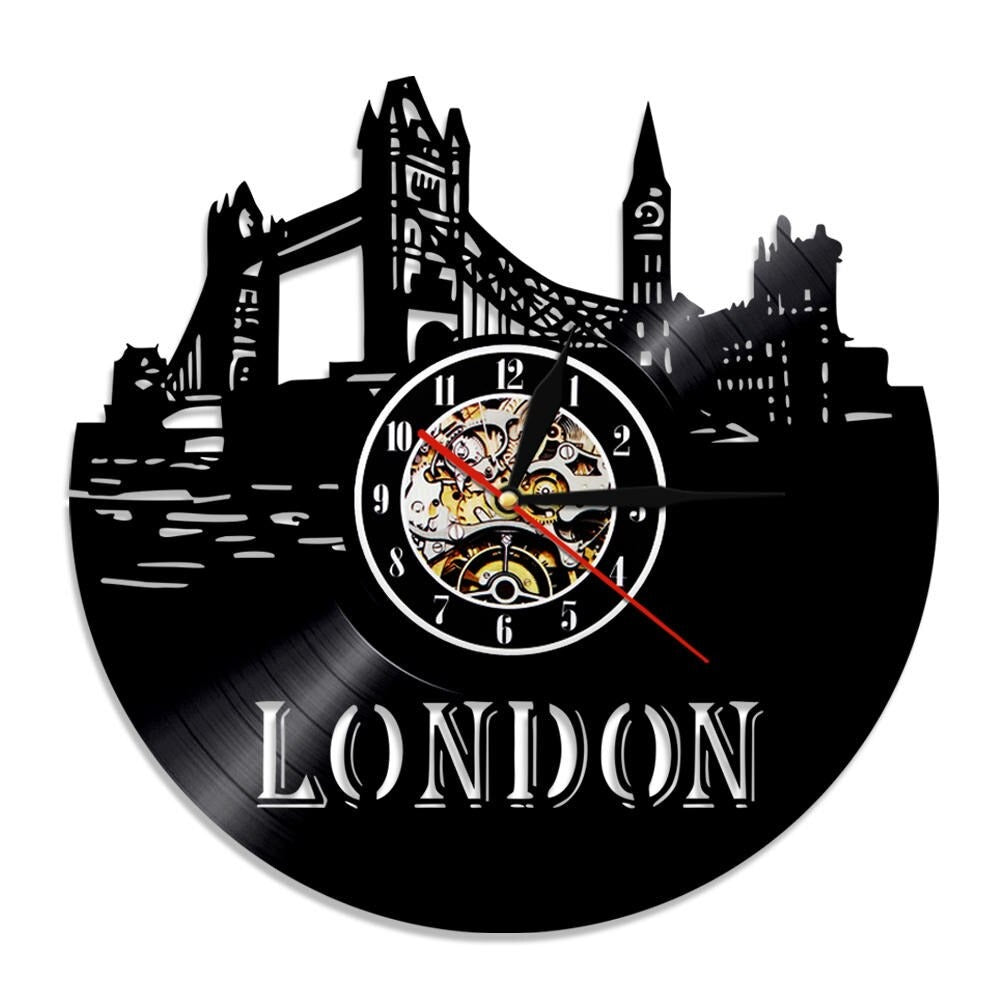 Horloge Murale Londres Skyline