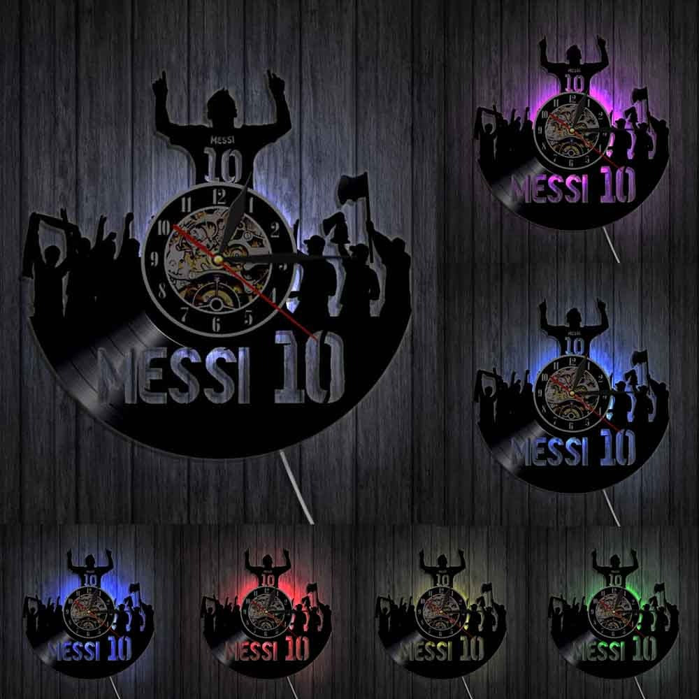 Horloge Murale Football LED
