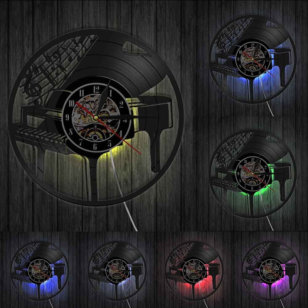 Horloge Murale Piano LED