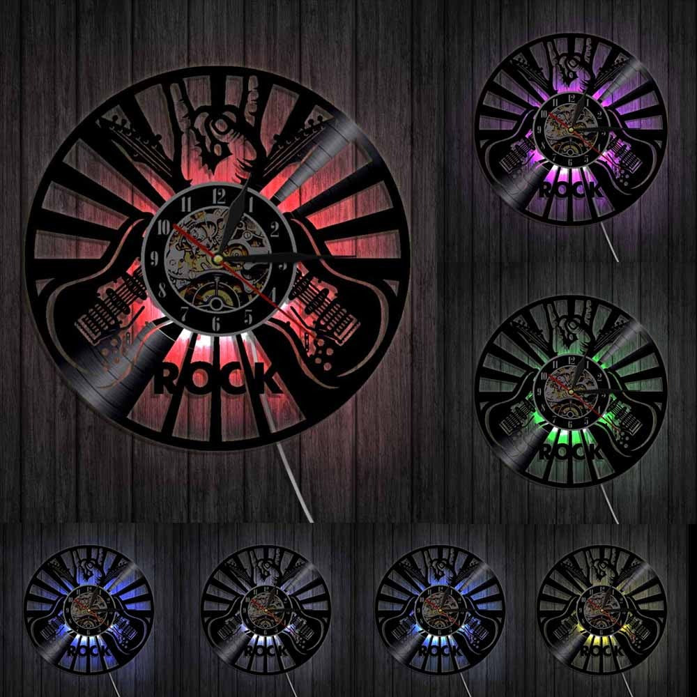 Horloge Murale Rock LED