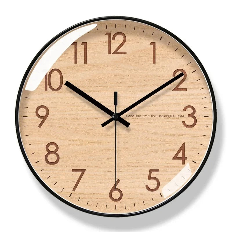 Horloge Murale Bois Naturel
