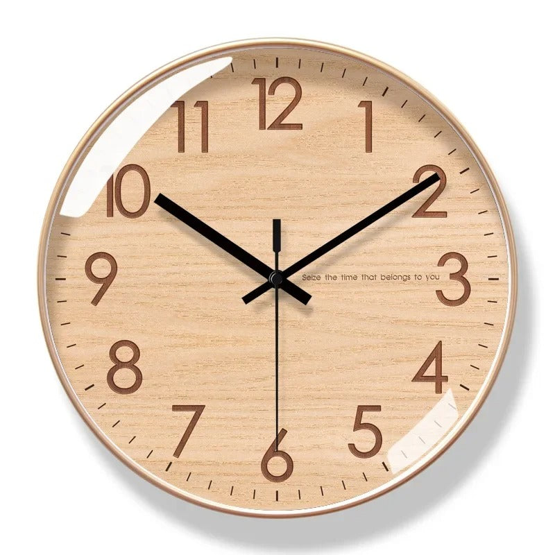 Horloge Murale Bois Naturel