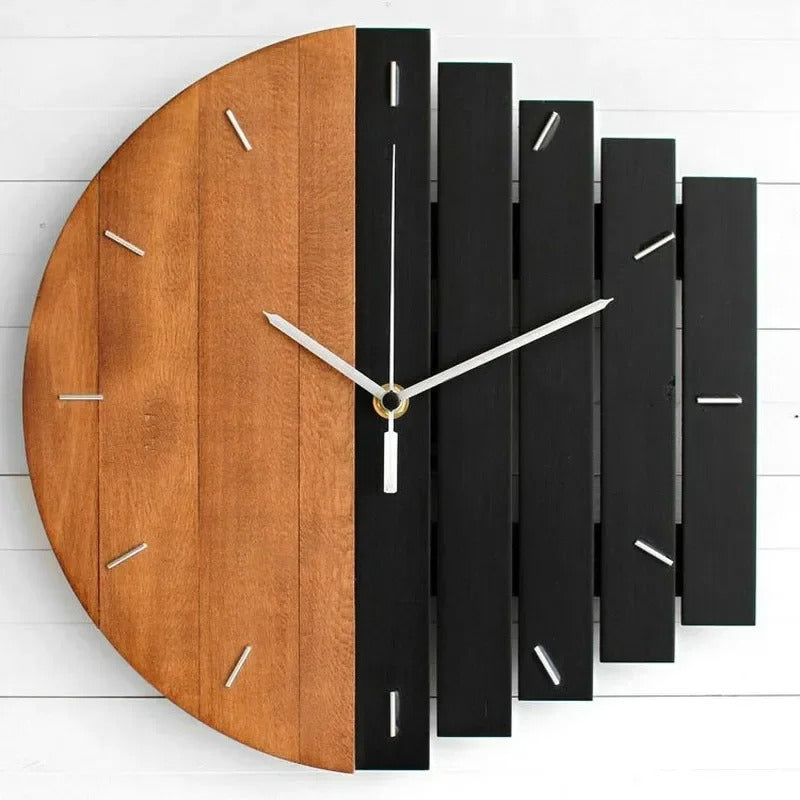 Horloge Murale Bois Moderne
