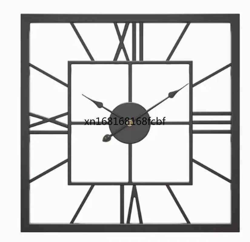 Horloge Murale Carrée Miroir