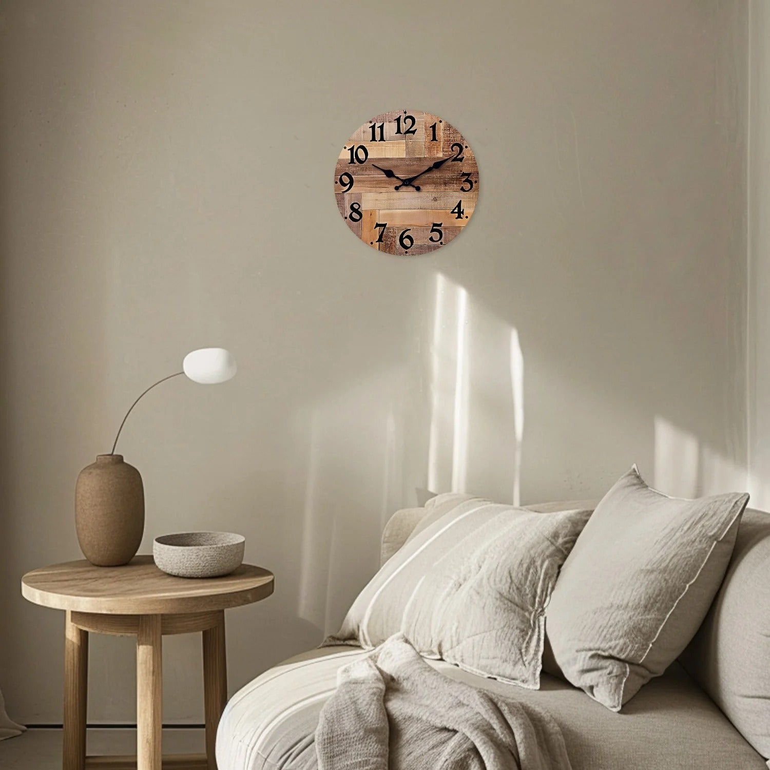 Horloge Murale Bois Vintage