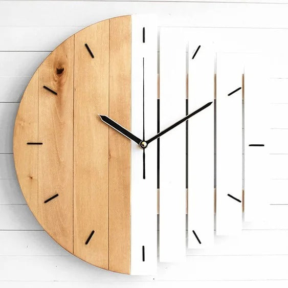 Horloge Murale Bois Moderne