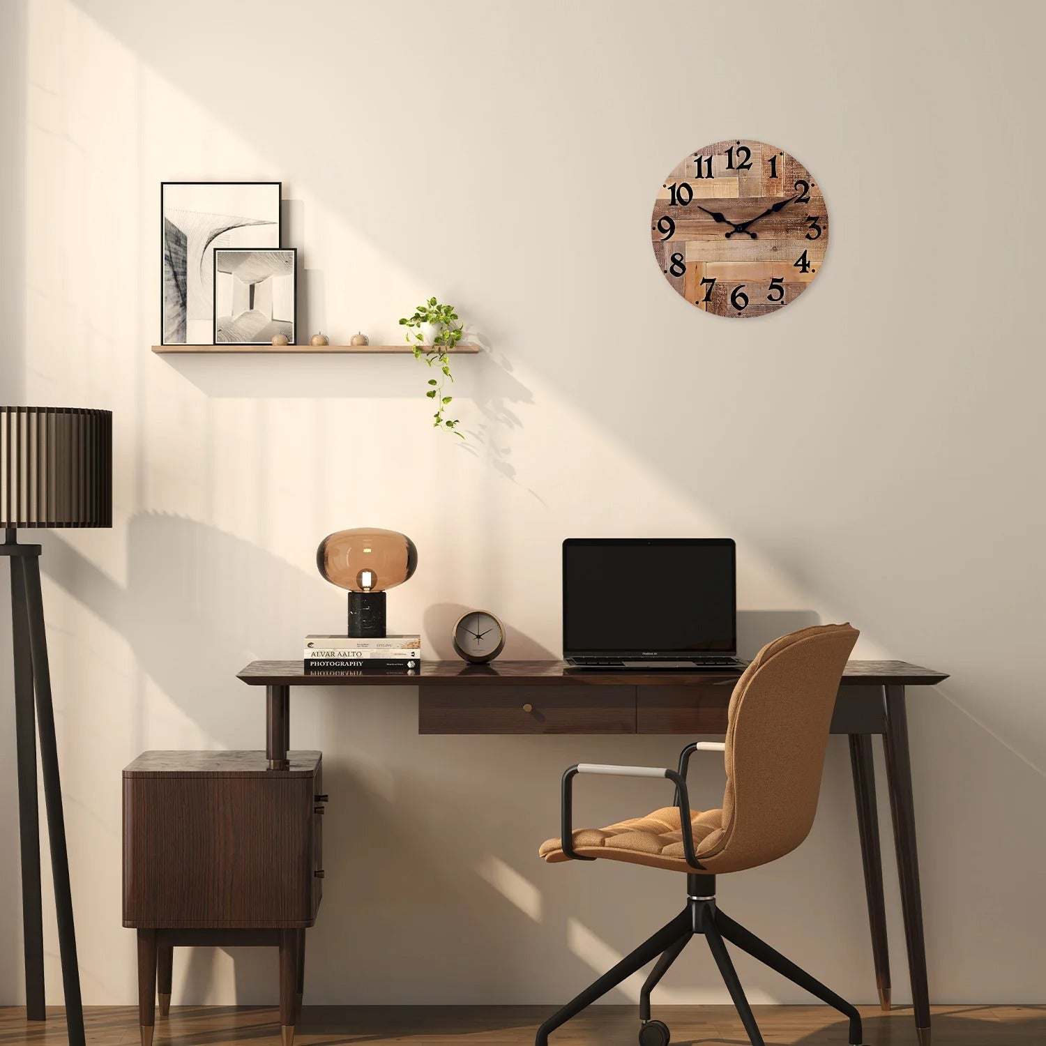 Horloge Murale Bois Vintage