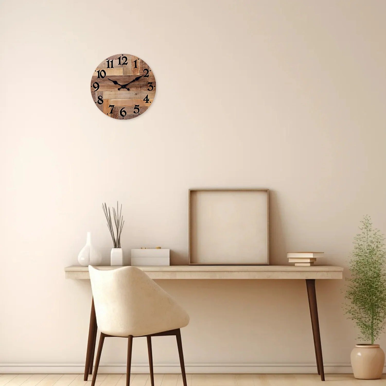 Horloge Murale Bois Vintage
