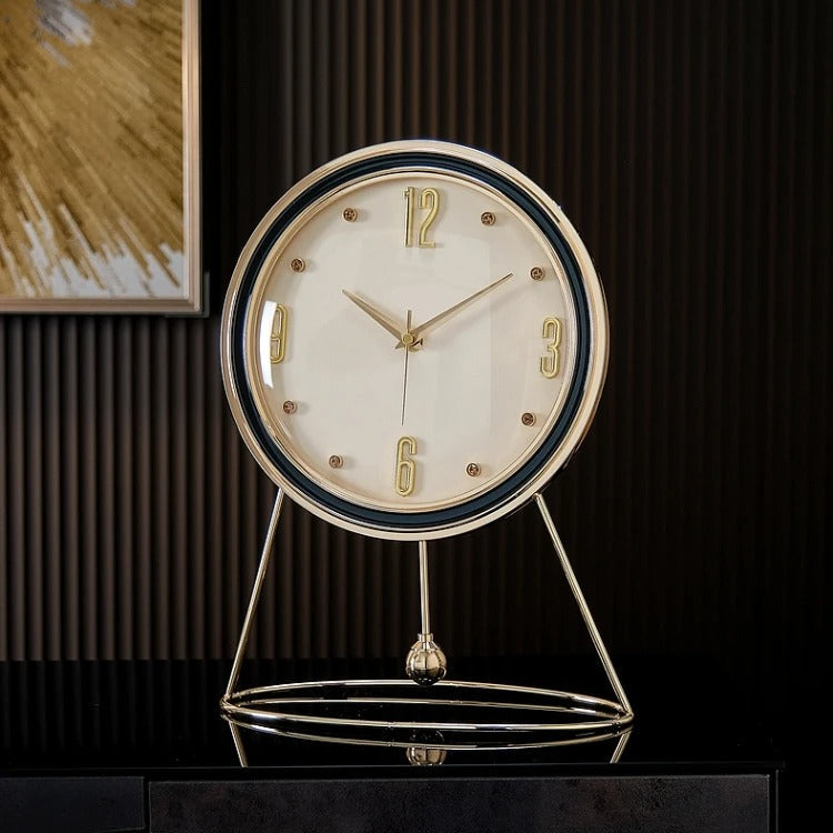 Horloge Murale Orange Moderne