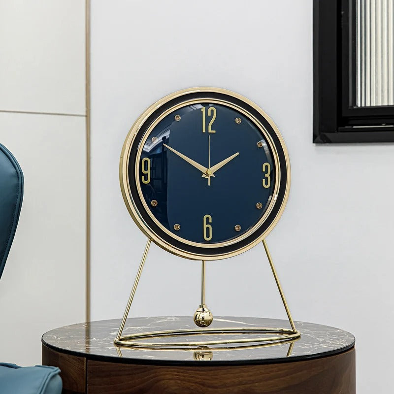 Horloge Murale Orange Moderne