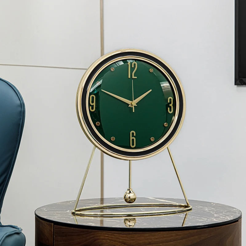 Horloge Murale Orange Moderne