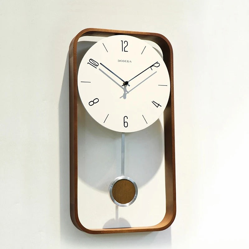 Horloge Murale Pendule Bois