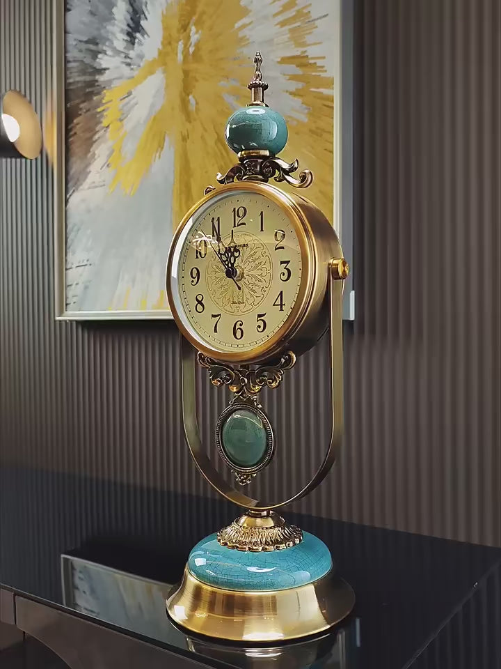 vidéo-horloge-a-poser-vintage